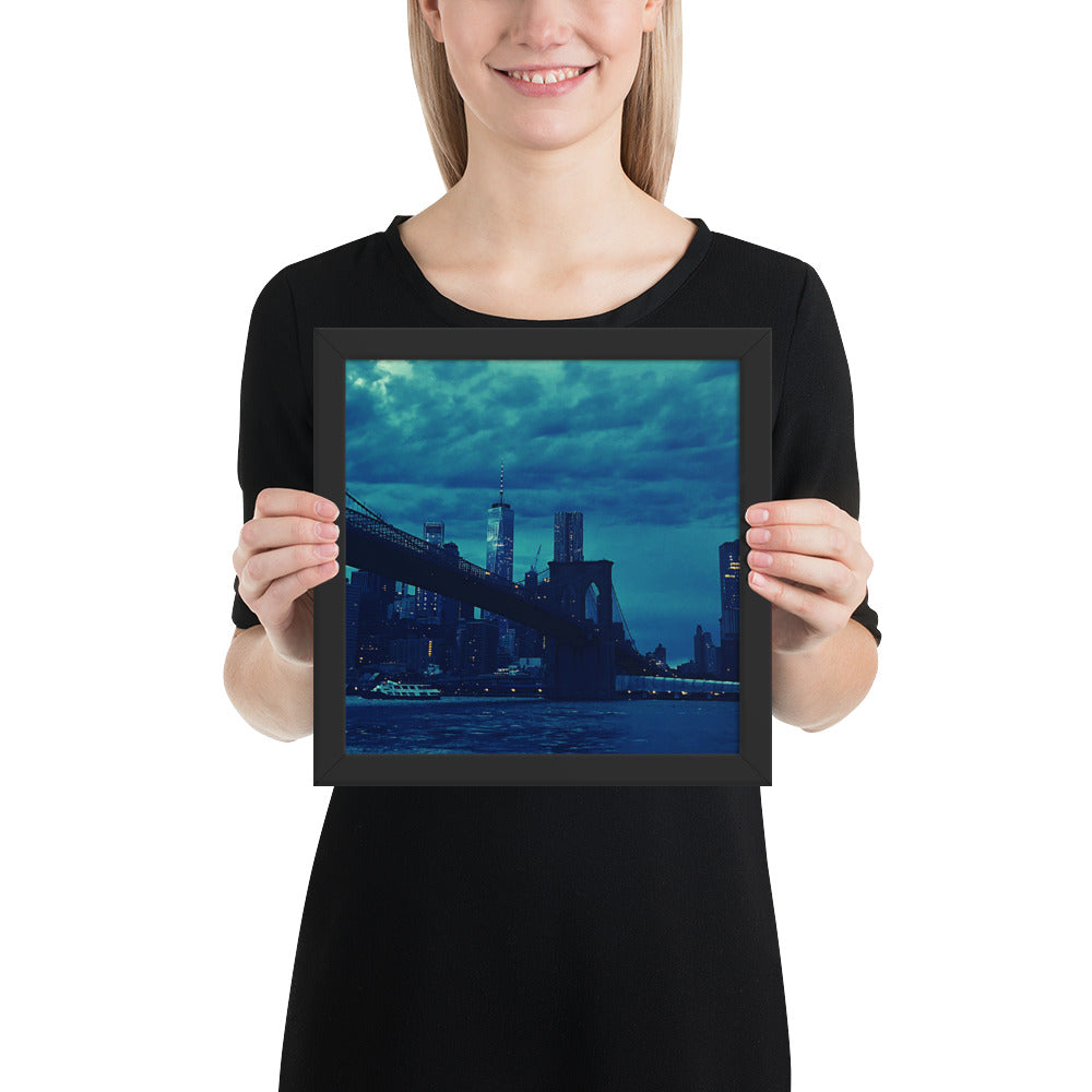 Clouds In City Framed poster