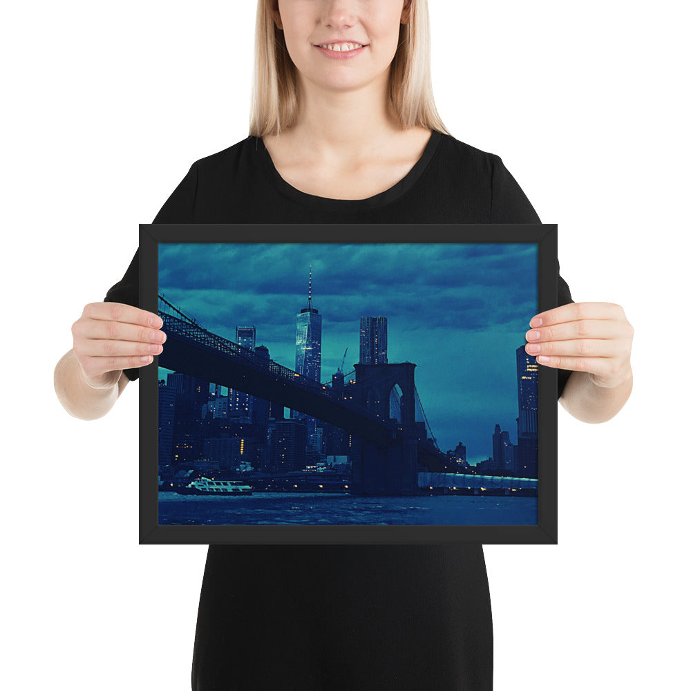 Clouds In City Framed poster