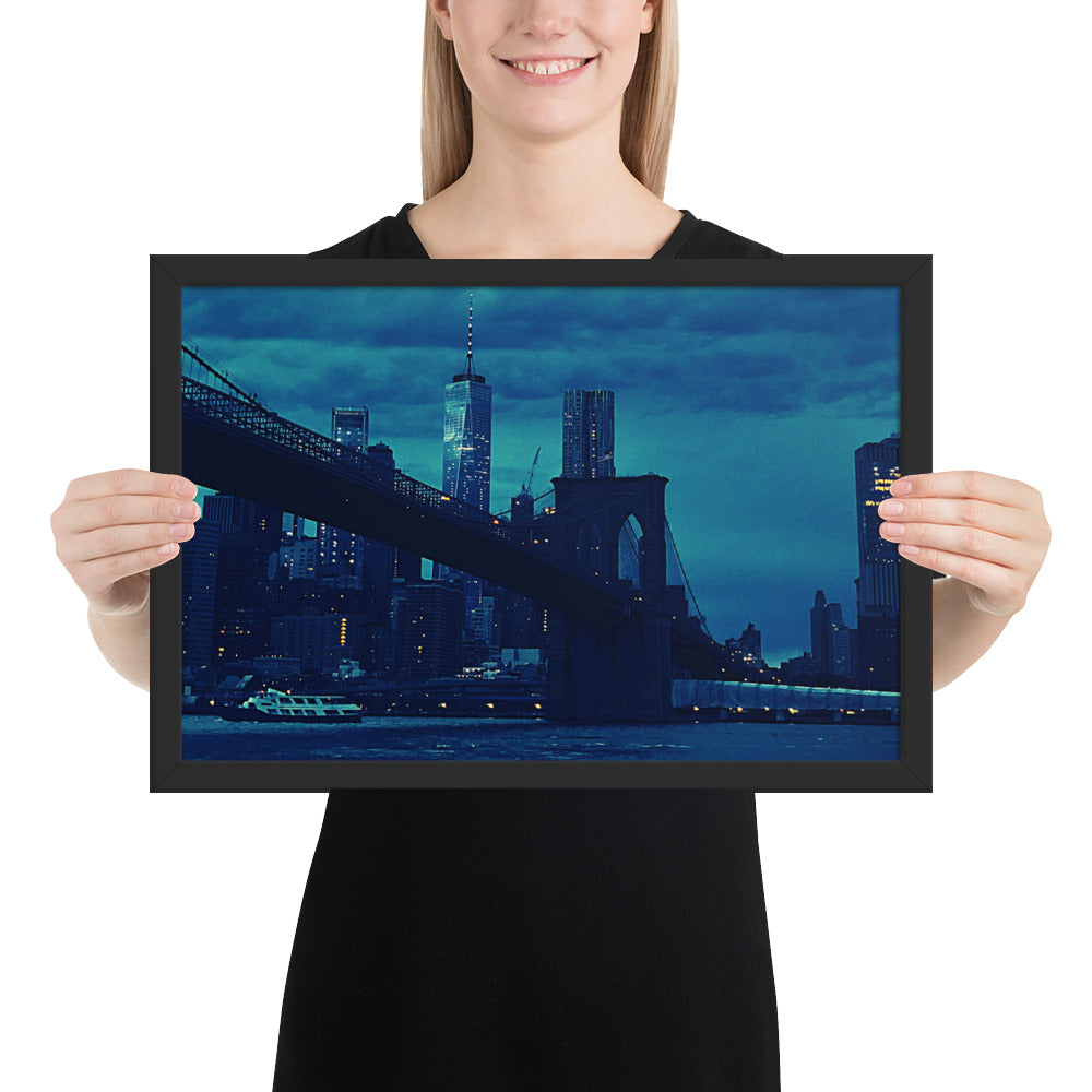 Clouds In City Framed poster