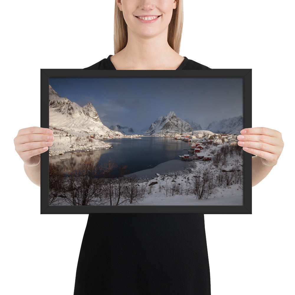 Norwegian Village Framed poster