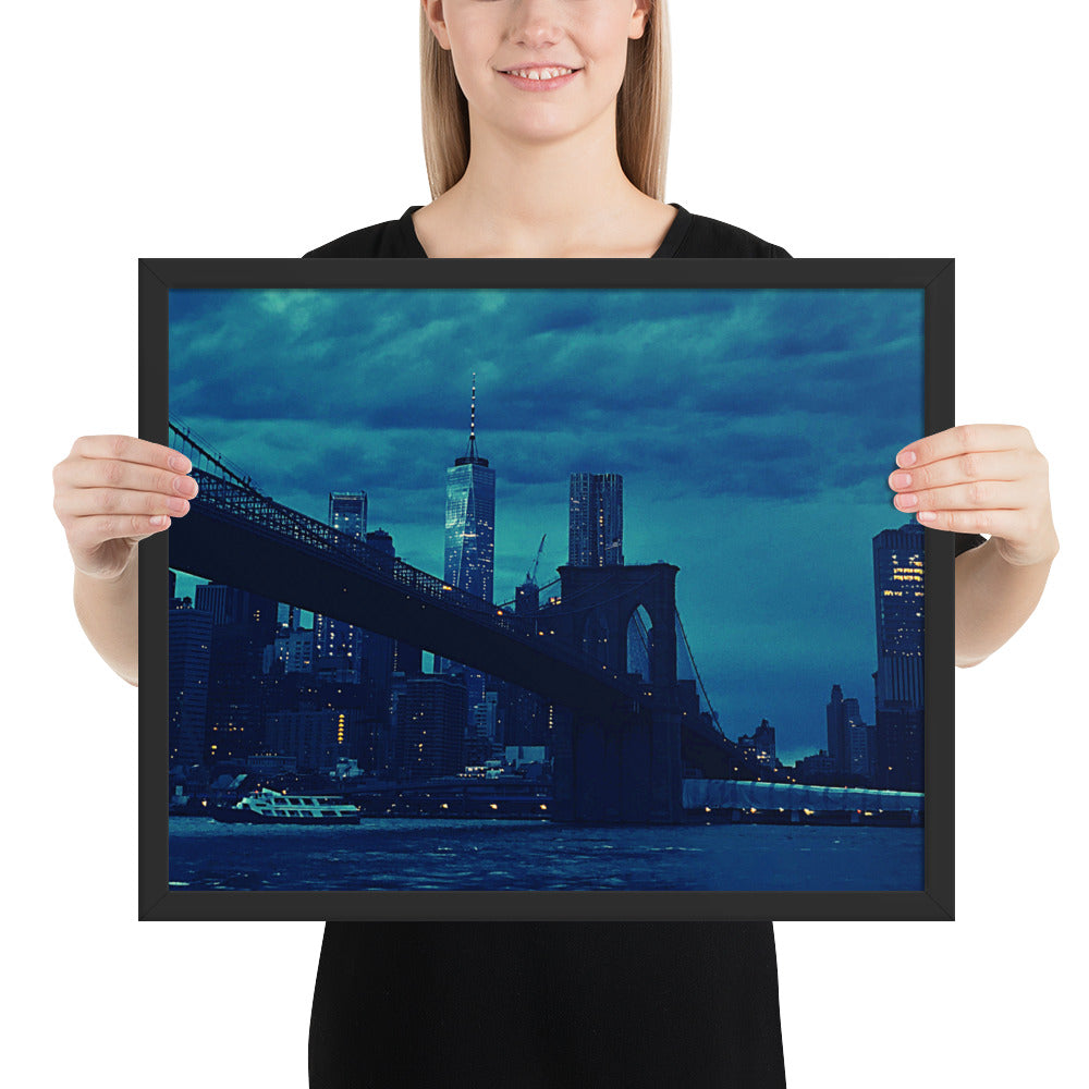 Clouds In City Framed poster