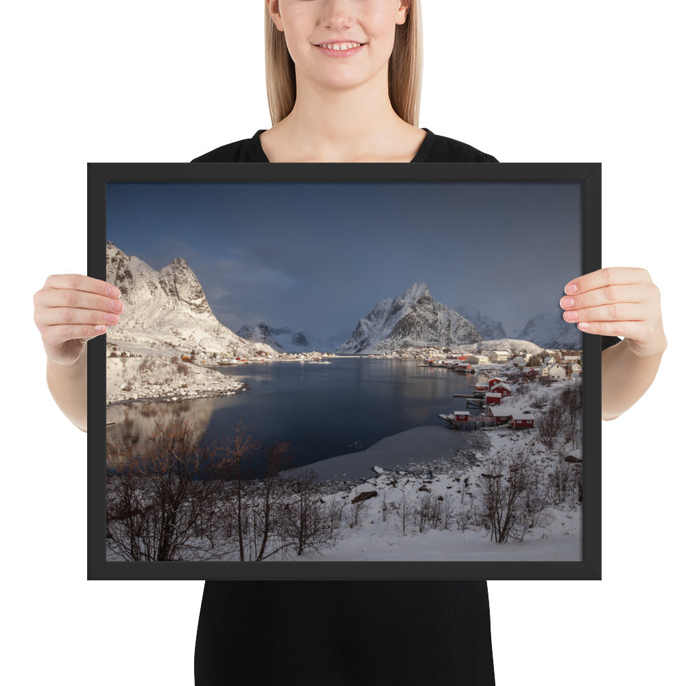 Norwegian Village Framed poster