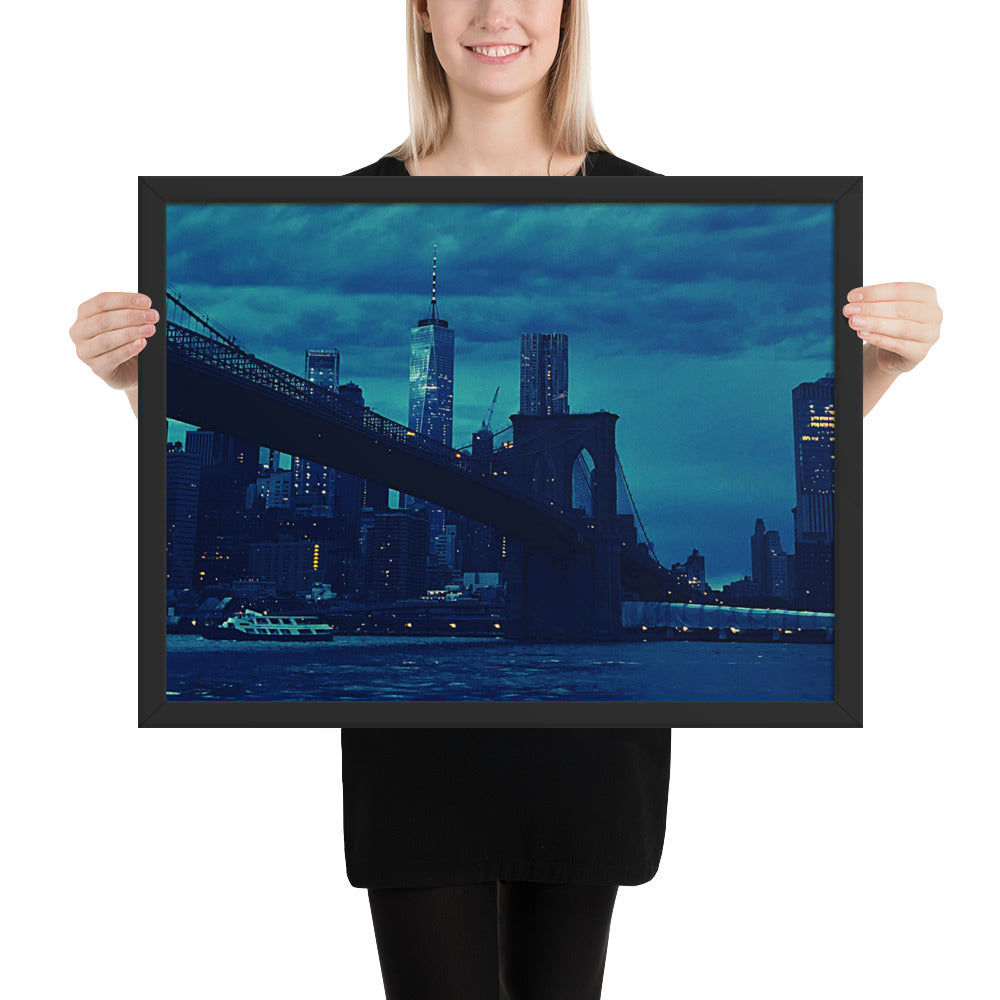 Clouds In City Framed poster