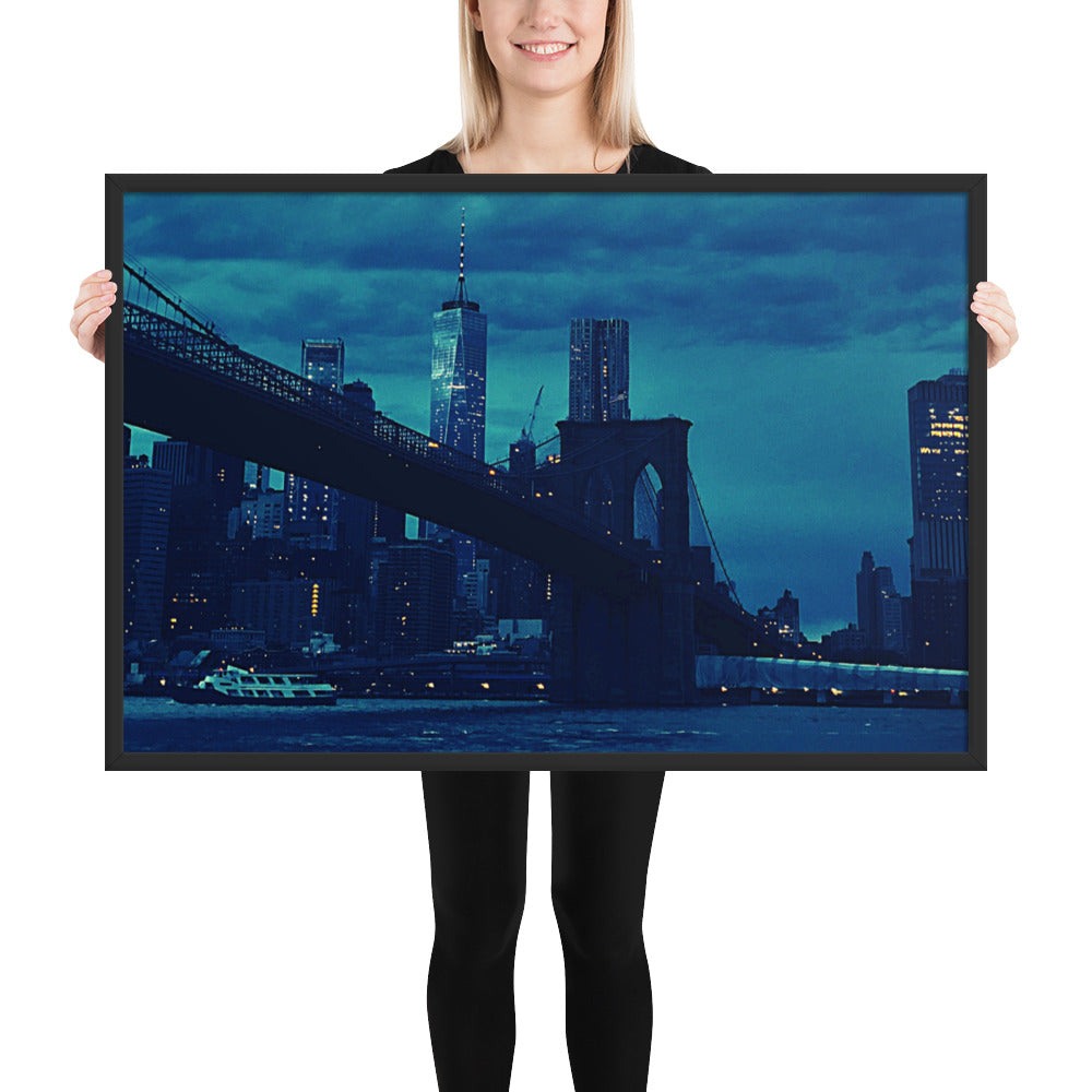 Clouds In City Framed poster