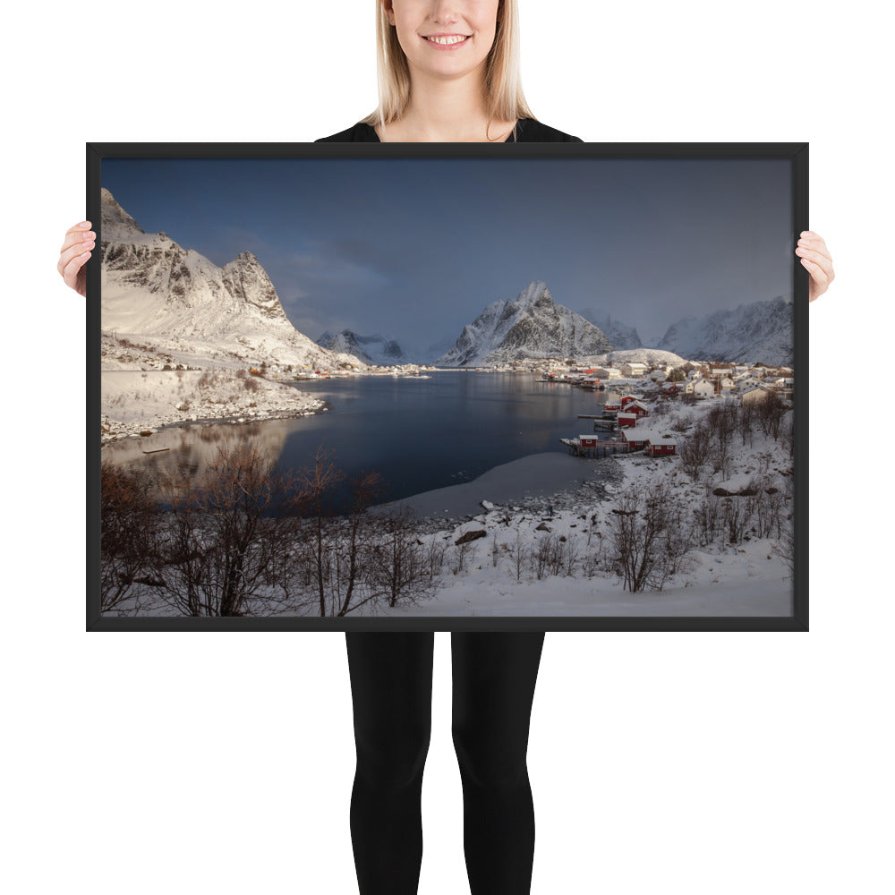 Norwegian Village Framed poster