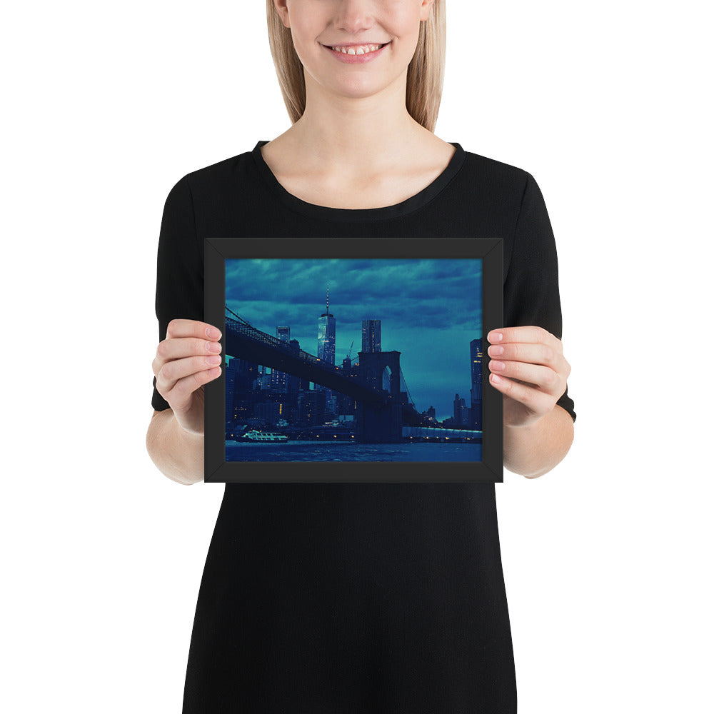 Clouds In City Framed poster