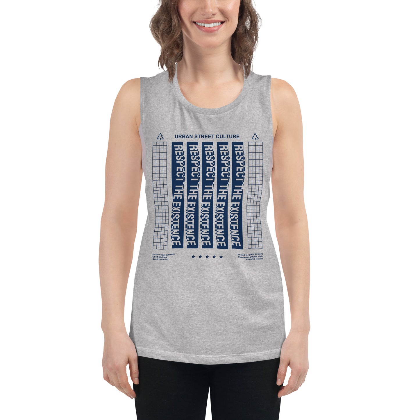 Respect The Existence Ladies’ Muscle Tank