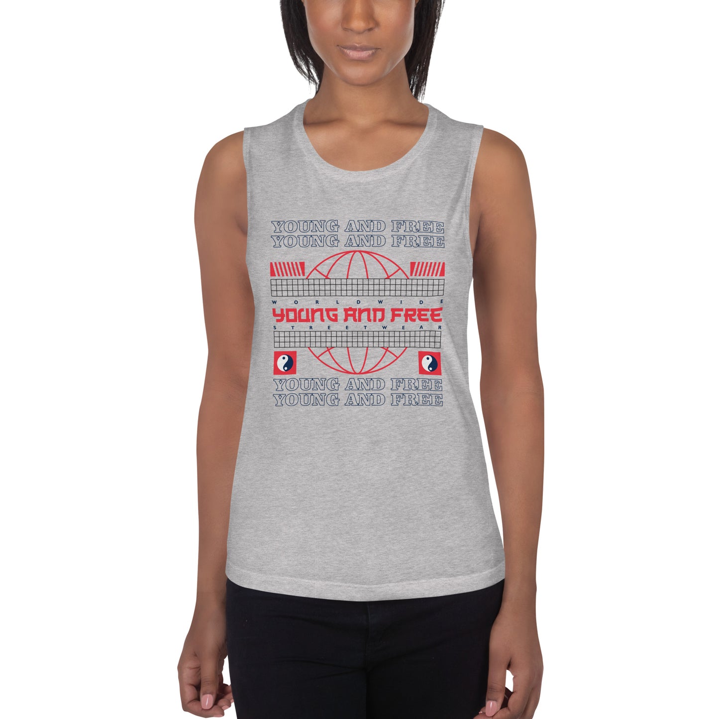 Young And Free Ladies’ Muscle Tank