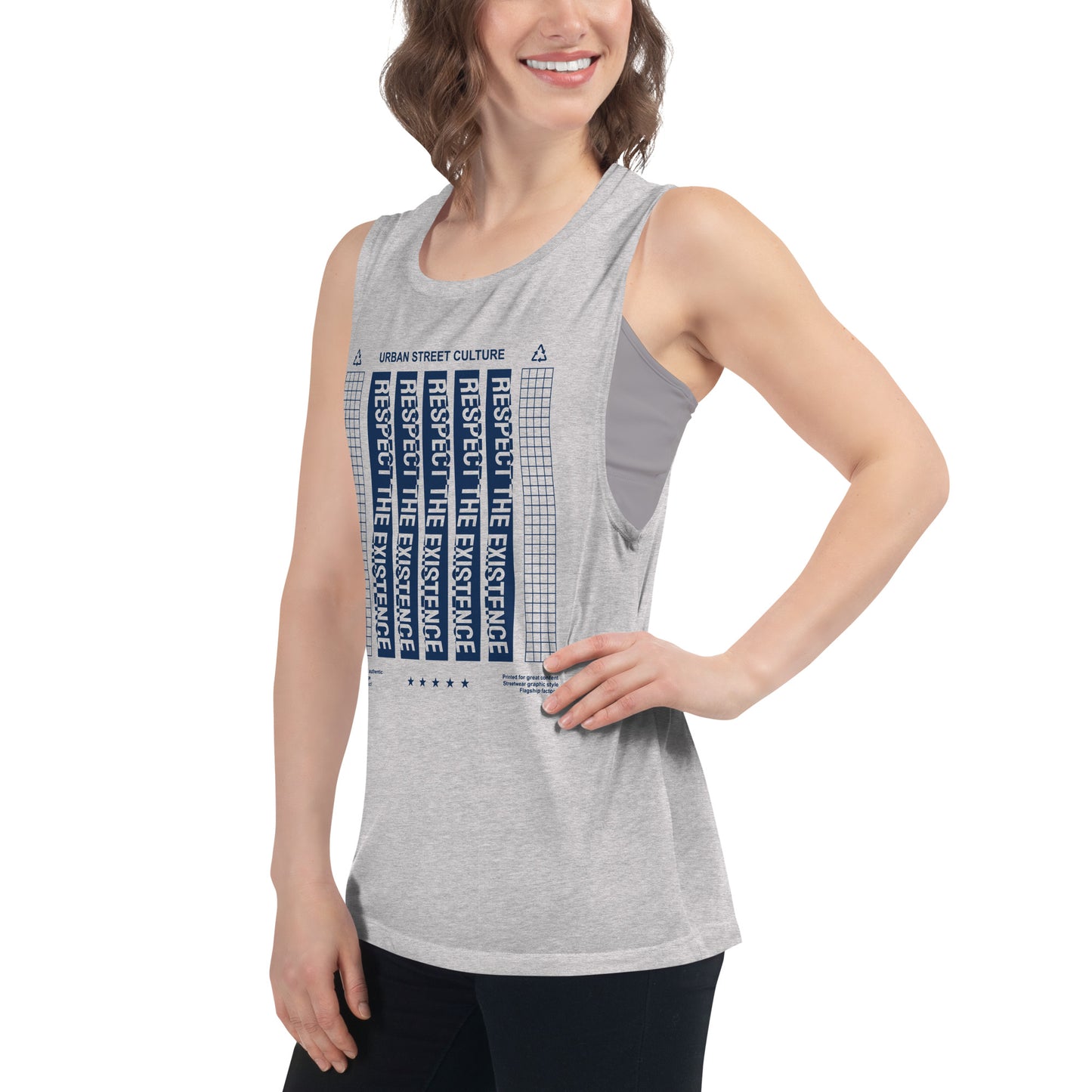 Respect The Existence Ladies’ Muscle Tank