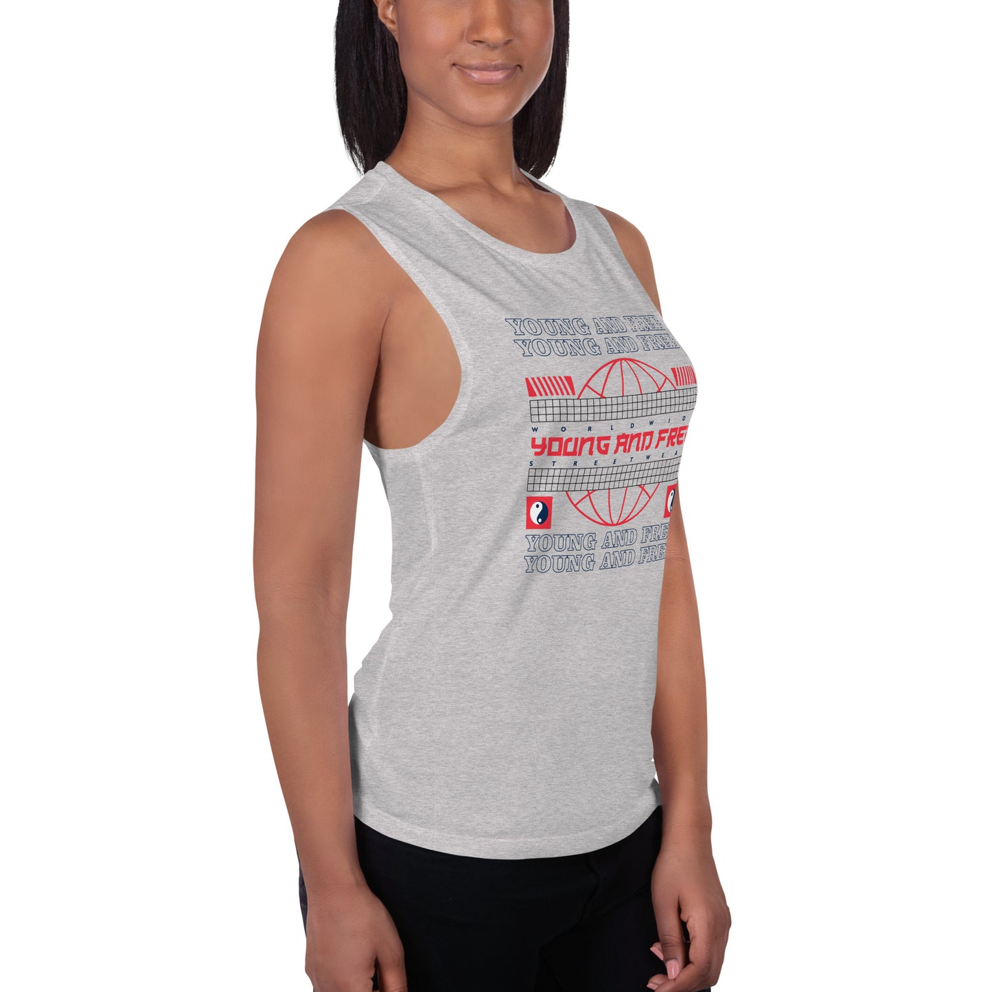 Young And Free Ladies’ Muscle Tank