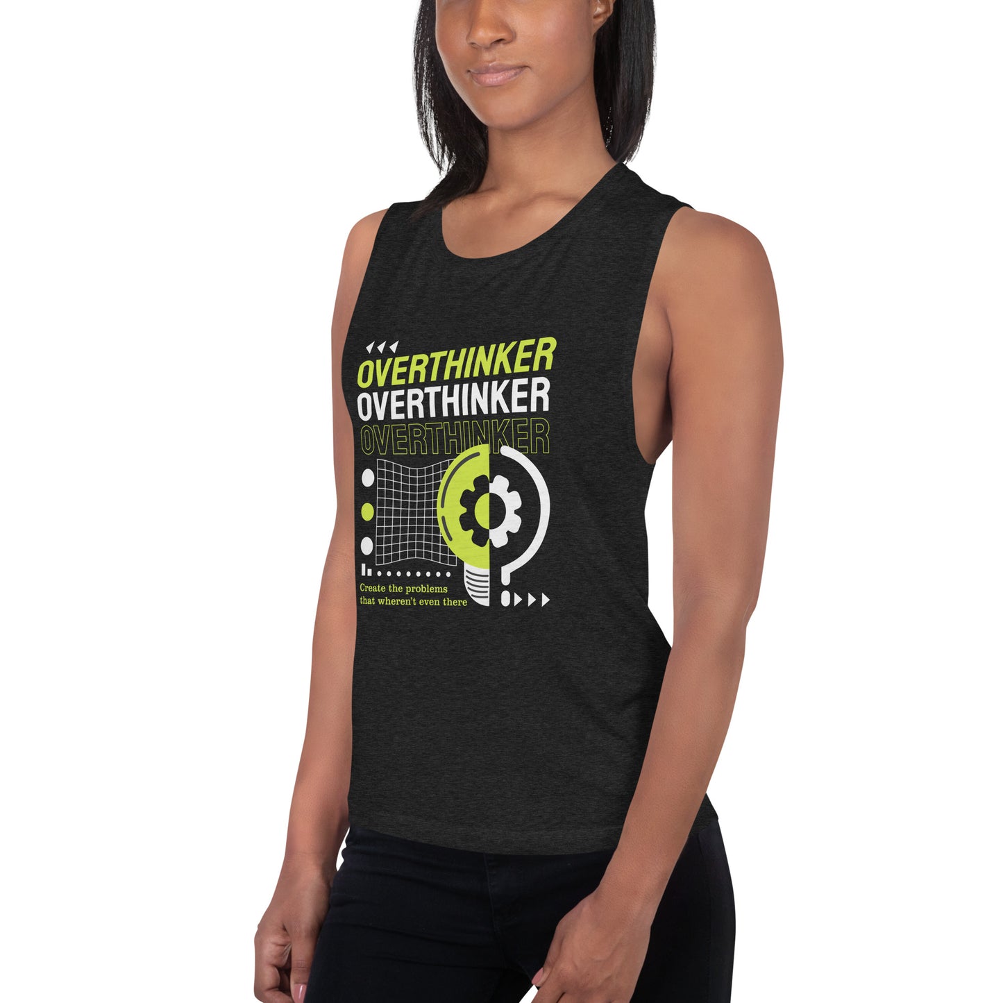 Overthinker Ladies’ Muscle Tank