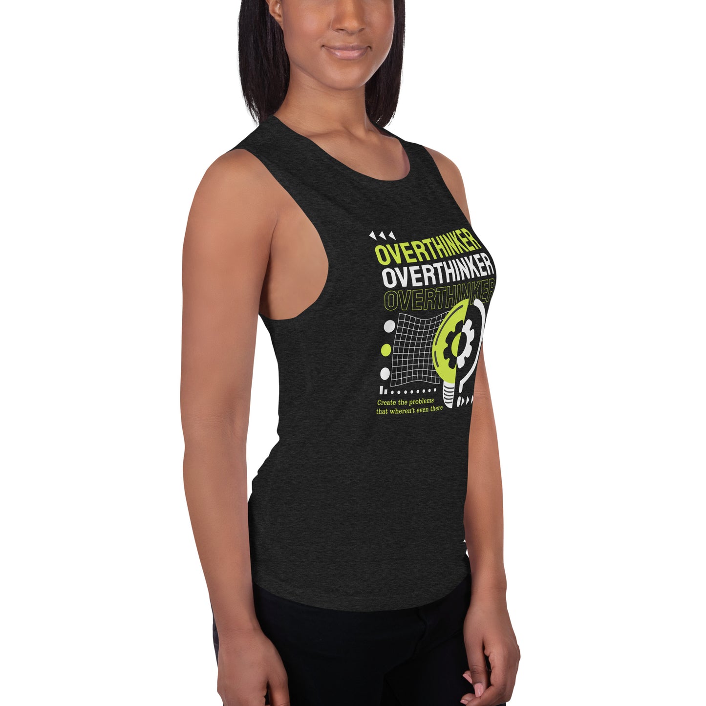 Overthinker Ladies’ Muscle Tank