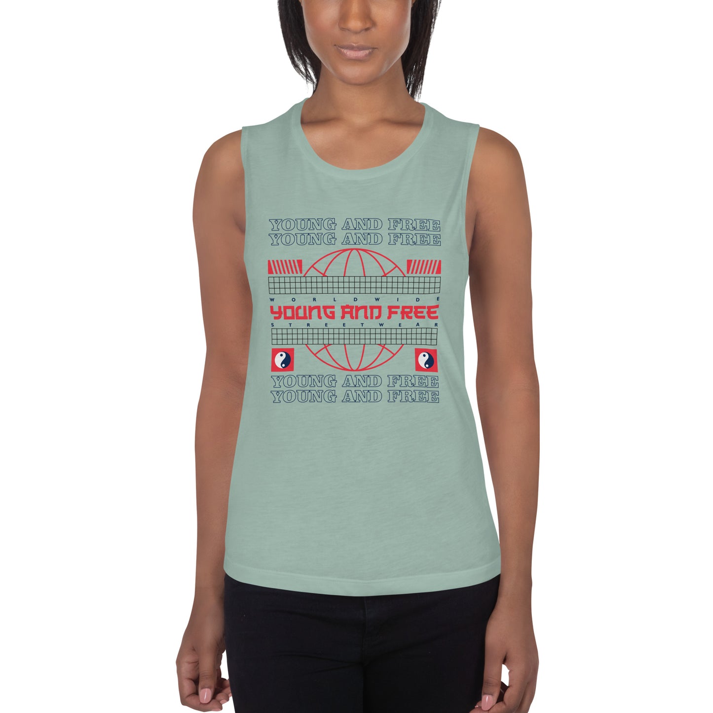 Young And Free Ladies’ Muscle Tank