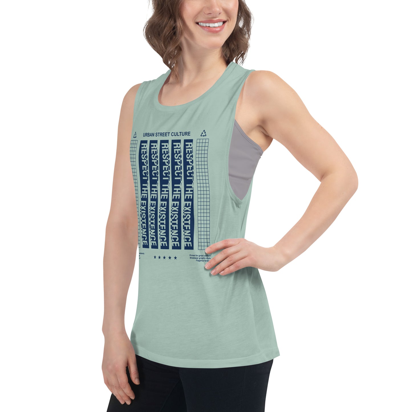 Respect The Existence Ladies’ Muscle Tank