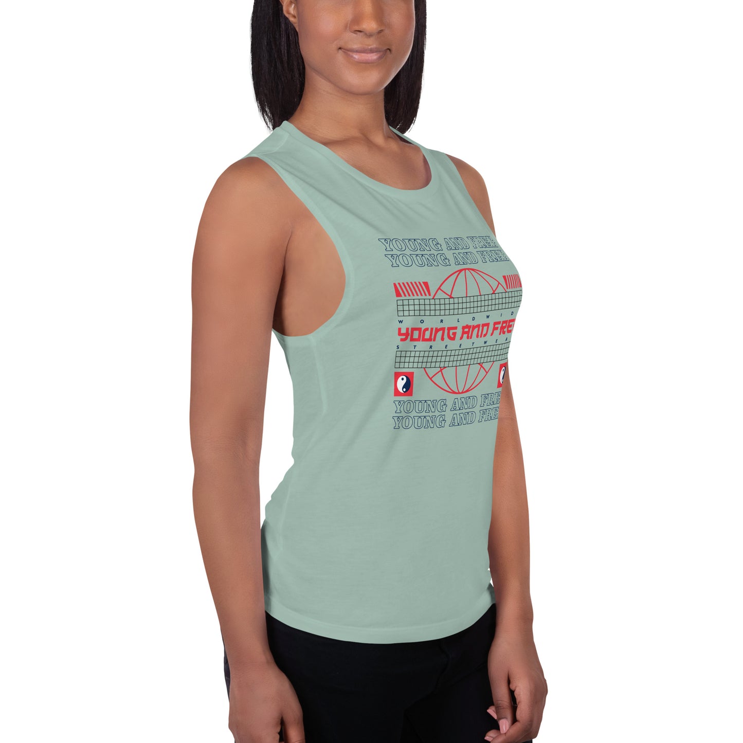 Young And Free Ladies’ Muscle Tank