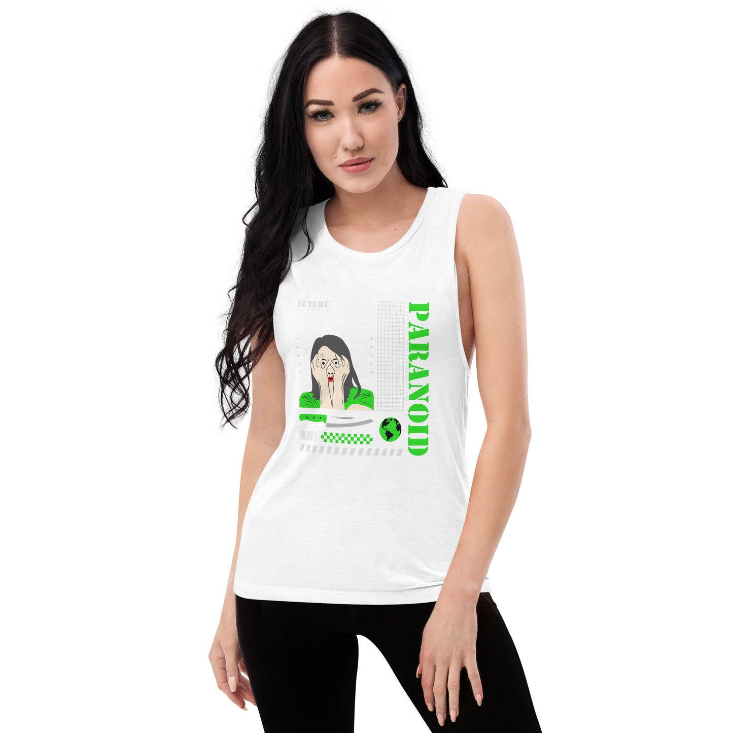 Paranoid Ladies’ Muscle Tank