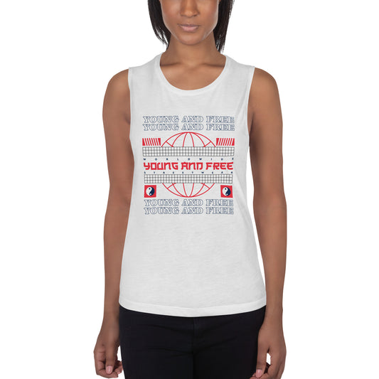 Young And Free Ladies’ Muscle Tank