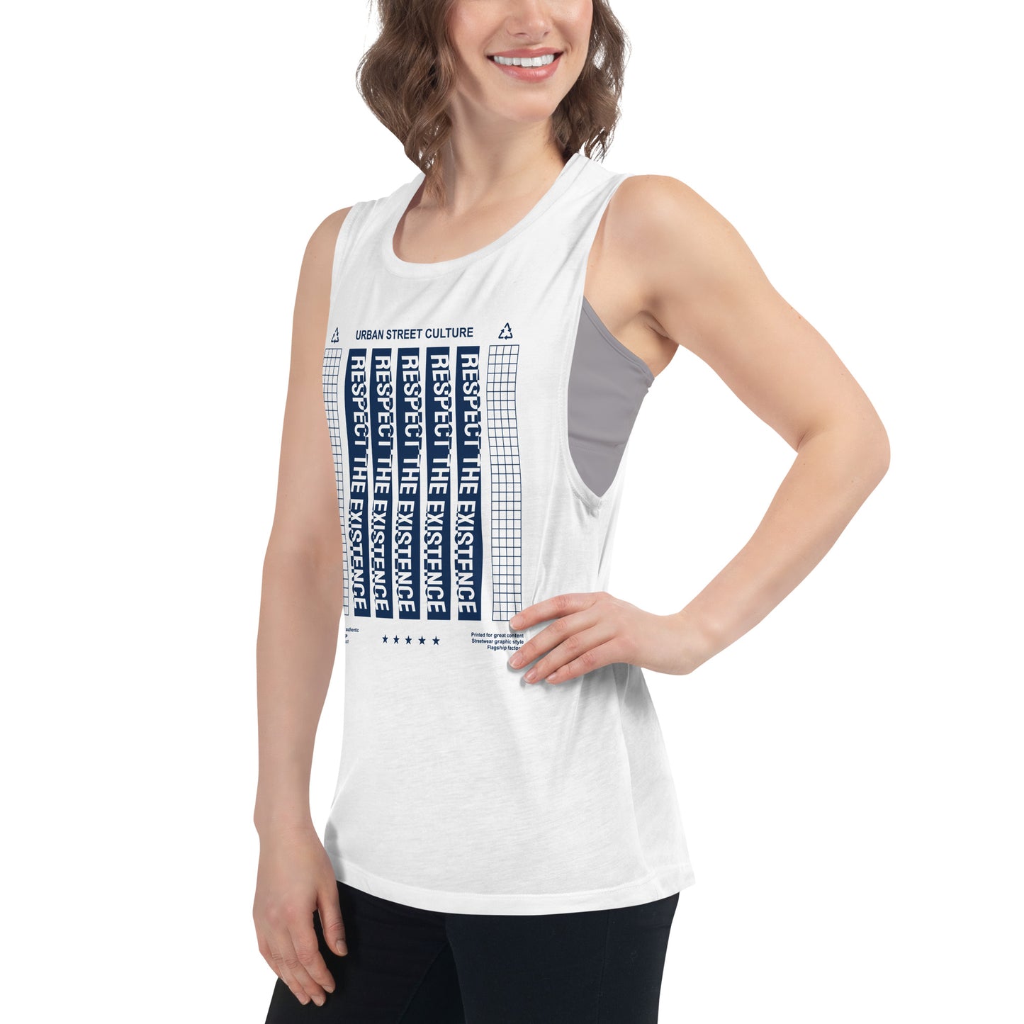 Respect The Existence Ladies’ Muscle Tank