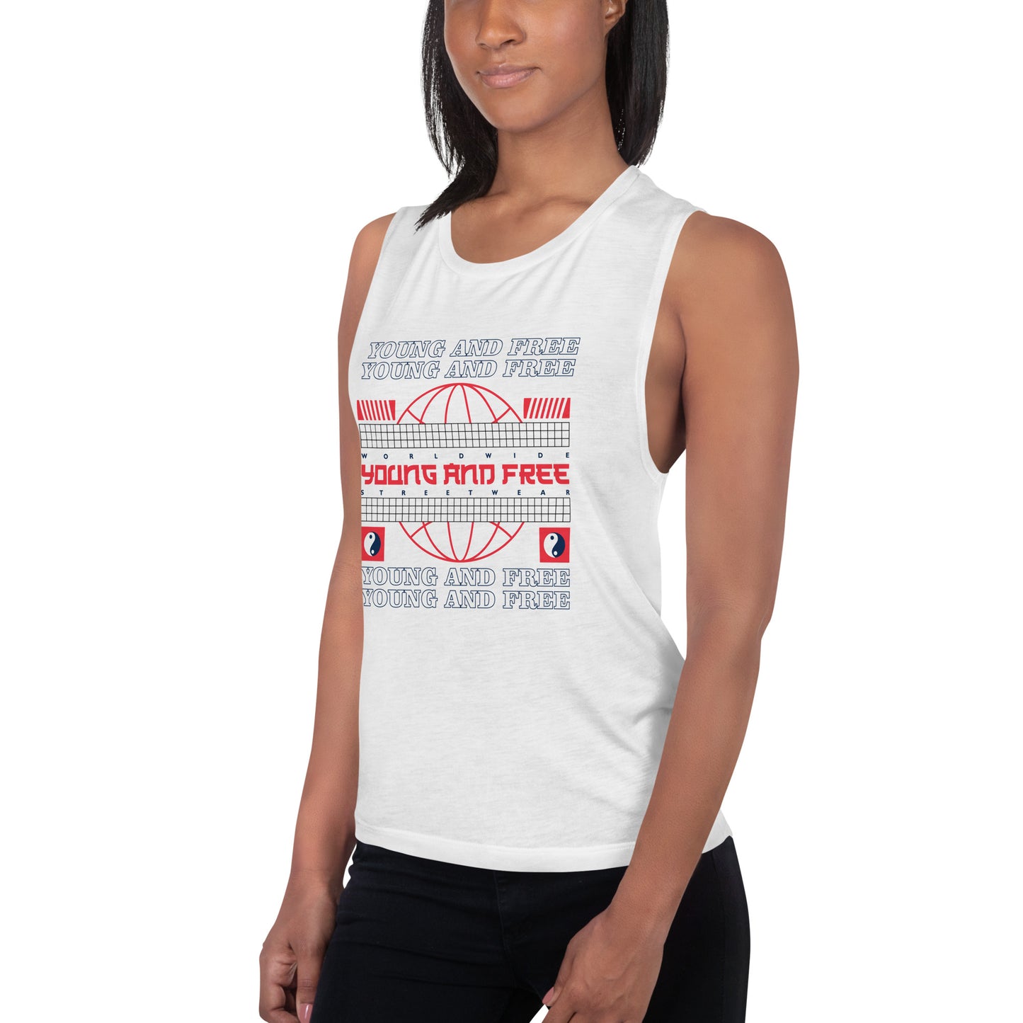 Young And Free Ladies’ Muscle Tank