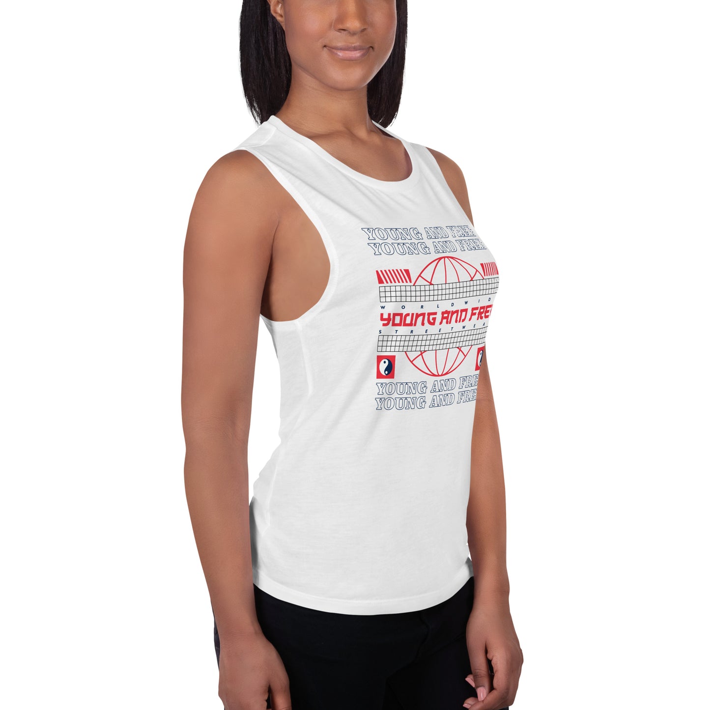 Young And Free Ladies’ Muscle Tank